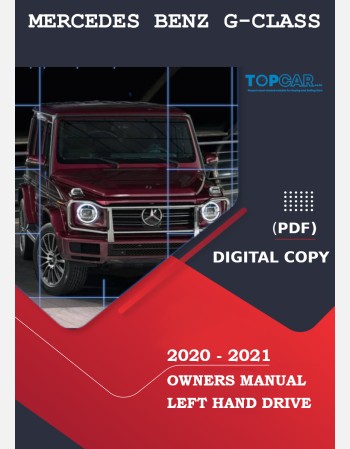 mercedes benz g-class 2020-2021 owners manual